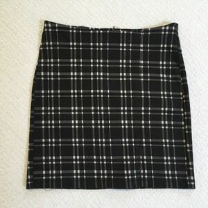 Rue21 Black Plaid Mini Skirt Women's‎ Size S Schoolgirl Y2K Fashion